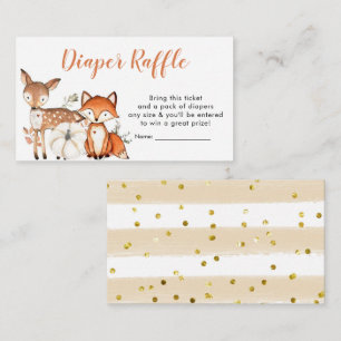 Woodland Oh Boy Pumpkin Babydusche Windelwanne Begleitkarte