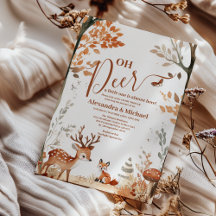 Woodland Oh Deer Forest Baby Dusche