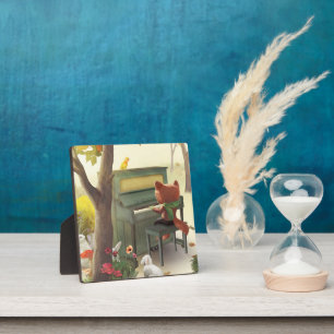 Woodland Pianist Fotoplatte