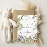 Woodland Picnic | Baby - Dusche für Waldtiere
