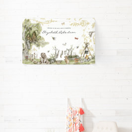 Woodland Picnic | Forest Baby Dusche Willkommen Banner