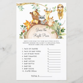 Woodland rät das passende Baby Duschspiel