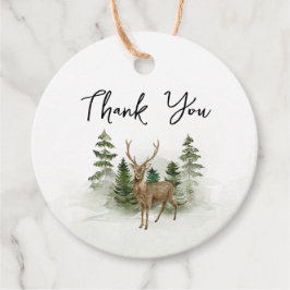 Woodland Rustic Baby Dusche Geschenkanhänger