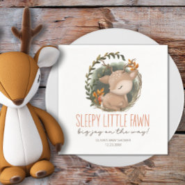 Woodland-Schlitten-Baby-Wildwasser-Babydusche Serviette