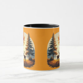 Woodland Stag Deer Herbst Tasse