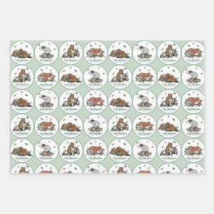 Woodland Storybook Kinderdusche Geschenkpapier Set