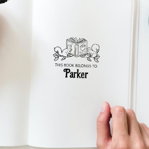 Woodland Storybook Squirrels Baby Book Briefmarke Gummistempel