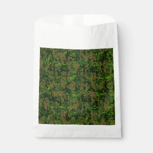 Woodland Style Digital Green Camouflage Decor Geschenktütchen