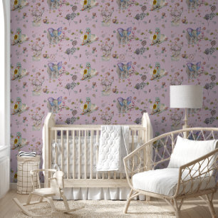 Woodland Thema Kinderzimmer Tapete