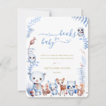 Woodland Tiere bringen eine Babybuchwaschkarte mit