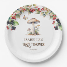 Woodland Toadstool & Mushroom Fall Babydusche
