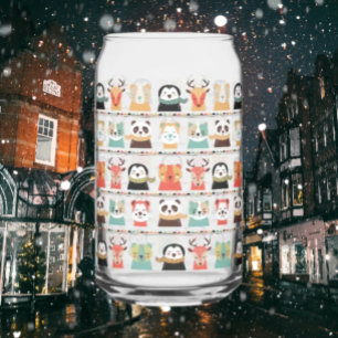 Woodland Whimsy Buddies Clear Can Glass Dosenglas