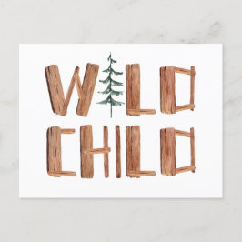 Woodland Wild Child Postkarte