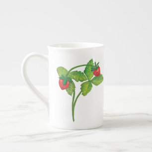 Woodland Wild Strawberry Fragaria vesca Prozellantasse