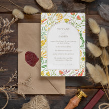 Woodland Wildblume Boho Wedding