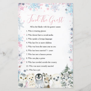 Woodland Winter Animal Artics Finden Sie das Game