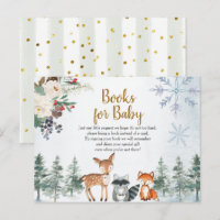 Woodland Winter Animal Fooks for Baby
