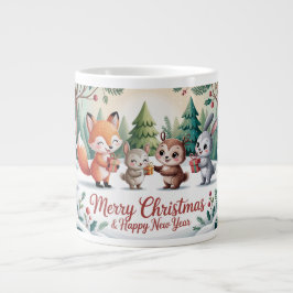 Woodland Winter Friends Jumbo-Tasse