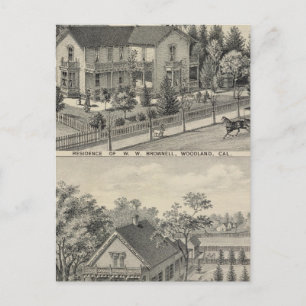 Woodland-Wohnungen Postkarte