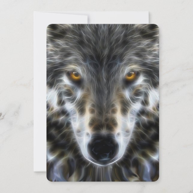 Woodland Wolf Inspiration Portrait (Vorderseite)