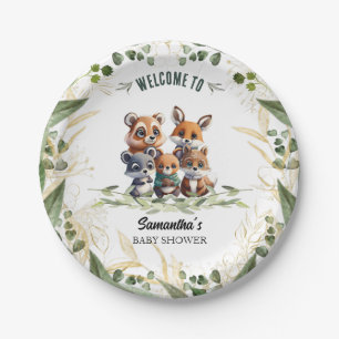 Woodland Wonders: Eine "Forest Friends" Kinderdusc Pappteller