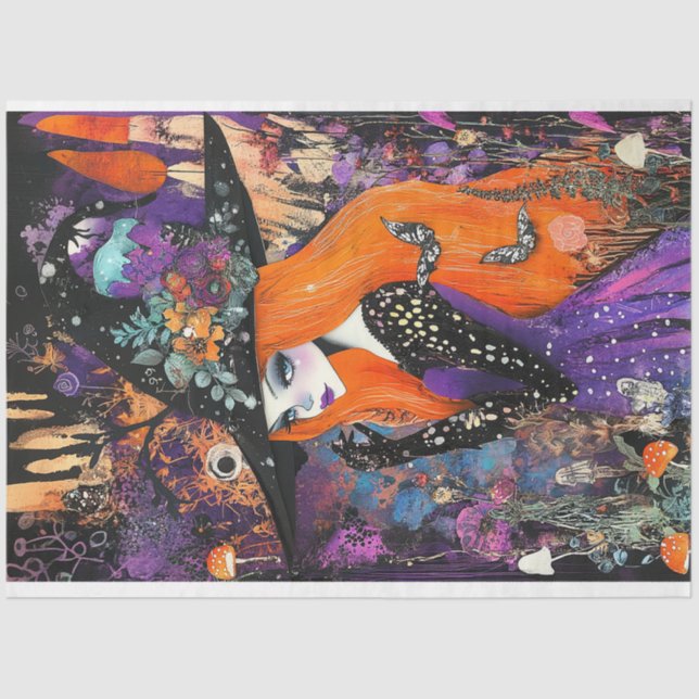 Woodland Wtich Decoupage Seidenpapier (Vorderseite)