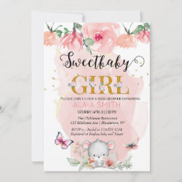 Woodlands Animal Theme Kindermäuse für Babydusche Einladung