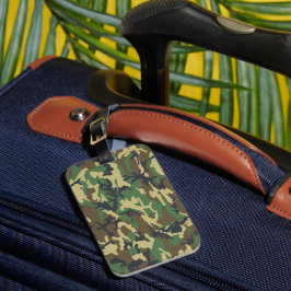 Woodlands Camouflage Outdoor Geschenk Gepäckanhänger