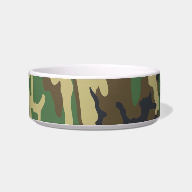 Woodlands Camouflage Outdoorsman-Geschenk Napf (Rechts)