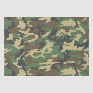 Woodlands Camouflage Outdoorsman-Geschenk  Seidenpapier