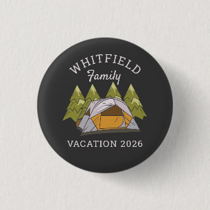 Woodlands Camping Trip Family Wiedersehen Custom Button