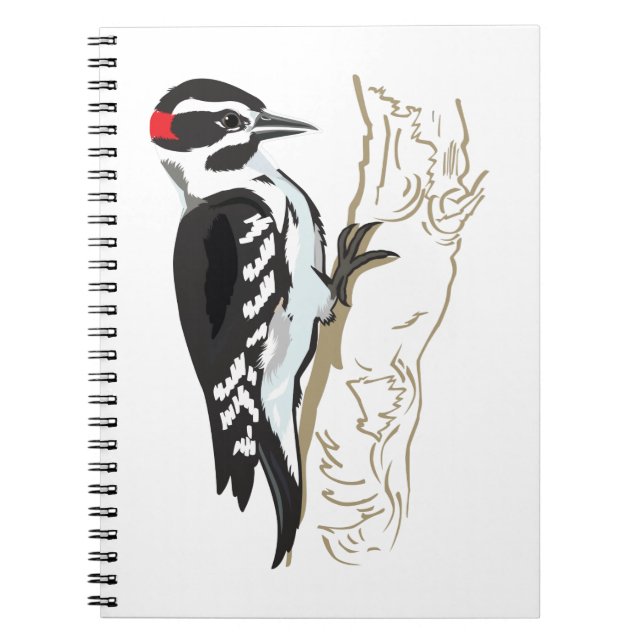 Woodpecker-Abbildung Notizblock (Vorderseite)