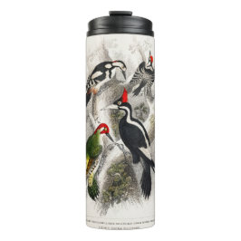 Woodpecker, Grüner Specker, Woodpecker Bird Thermosbecher