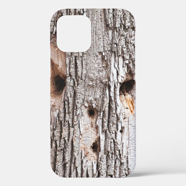 Woodpecker Hole Tree Face Case-Mate iPhone Hülle (Rückseite)