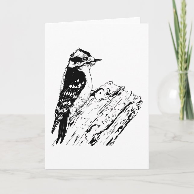 Woodpecker Karte (Vorderseite)