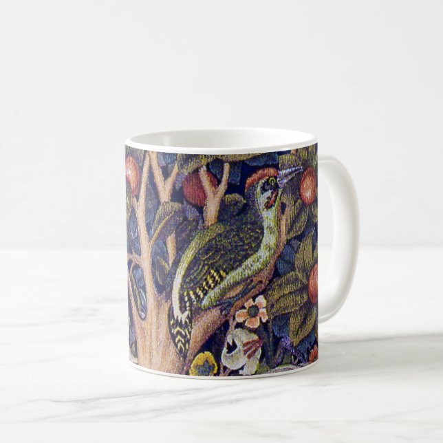 Woodpecker, William Morris Kaffeetasse (VorderseiteRechts)