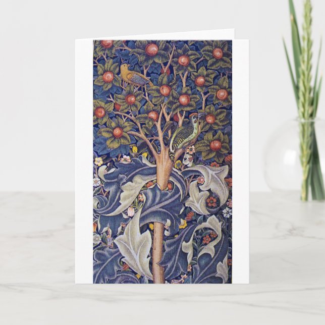 Woodpecker, William Morris Karte (Vorderseite)