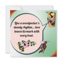 Woodpeckers Stetige Rhythmus-Liebe verlasst seine