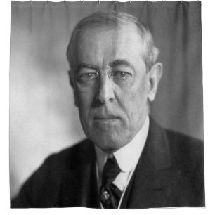 Woodrow Wilson Portrait Duschvorhang
