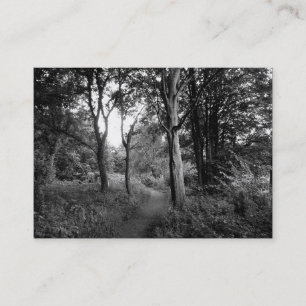 Woods Bute Park, Cardiff, Mini-Foto Visitenkarte