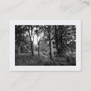 Woods Bute Park, Cardiff, Mini-Foto Visitenkarte