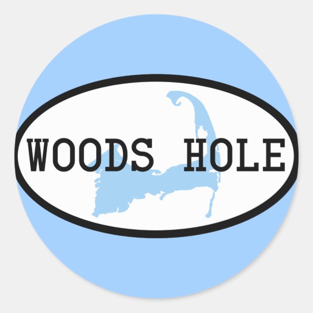 Woods Hole Aufkleber (Vorderseite)