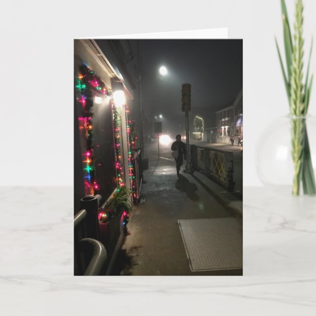 Woods Hole Christmas Card Feiertagskarte (Vorderseite)