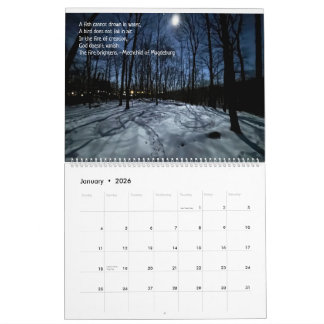 Woods Walking 2026 Calendar Kalender