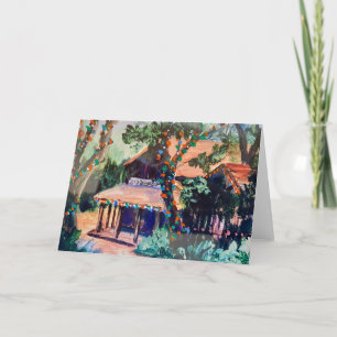 Woodside Store Feiertage Grußkarte Dankeskarte