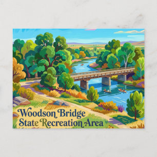 Woodson Bridge State Recreation Area Kalifornien Postkarte