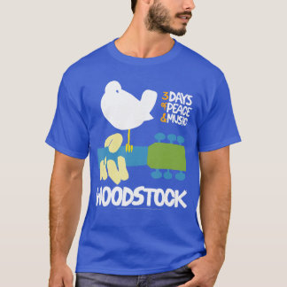 Woodstock 3 Tage des Friedens und der Musik Poster T-Shirt