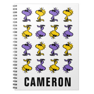 Woodstock Cool Sunglasses Add Your Name Notizblock