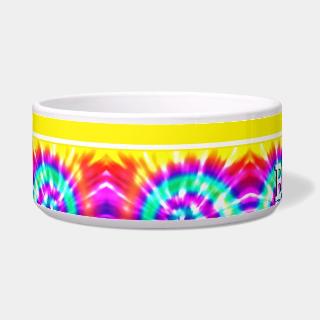 Woodstock Hippie Boho Stil bunt tiedye Brauch Napf (Links)