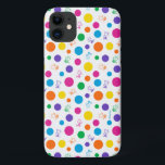 Woodstock Rainbow Polka Dot Pattern Case-Mate iPhone Hülle<br><div class="desc">Dieses niedliche Design zeigt Snoopys besten Freund,  Woodstock in einem farbenfrohen Polka Dotmuster.</div>